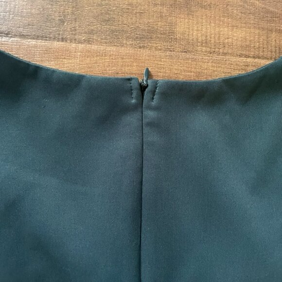 Francesca’s Green Lace Overlay Dress Women’s Small – Short Sleeve Cocktail Party - Picture 6 of 7